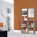 Spring 2x2 Storage Unit in Concrete Grey - Storage Units - Home Store UK