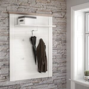 Maddox Wall Panel in Oak Nelson/Snowy Oak