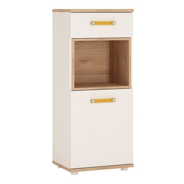 Alice 1 Door 1 Drawer Narrow Cabinet with Lemon Handles - Cabinet - Home Store UK Alice 1 Door 1 Drawer Narrow Cabinet with Lemon Handles - Cabinet - Home Store UK