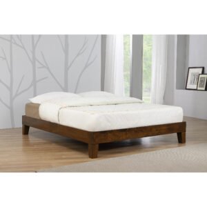 Charles Platform Bed Double Rustic Oak - Clearance - Home Store UK
