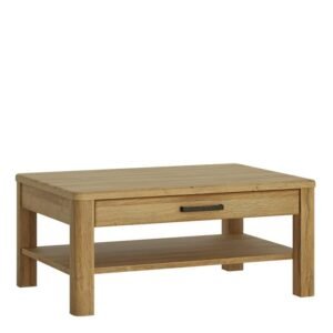 Dawn 1 Drawer Coffee Table In Grandson Oak Coffee Table Home Store UK