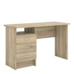 Lilly Desk 3 Drawers in Oak FSC Mix 70 % NC-COC-060652 - Desk - Home Store UK