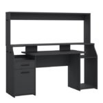 Lilly Gaming Desk with 1 Door 1 Drawer - Desk - Home Store UK