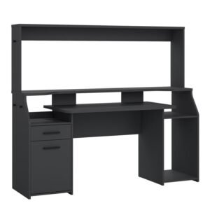 Lilly Gaming Desk with 1 Door 1 Drawer - Desk - Home Store UK