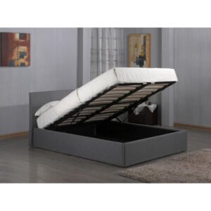 Union Fabric Storage Double Bed Grey - Clearance - Home Store UK