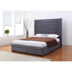 Prime Linen Double Bed Dark Grey - Clearance - Home Store UK