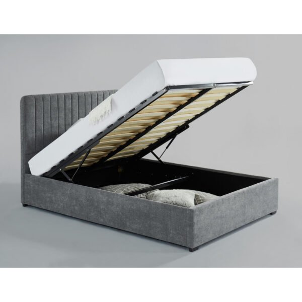Livingood Storage Fabric Double Bed Grey - Clearance - Home Store UK Livingood Storage Fabric Double Bed Grey - Clearance - Home Store UK