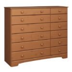 Up wood Chest of 6+6 Drawers - Chest of Drawer - Home Store UK