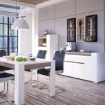 Holland Wide 4 Door 2 Drawer Sideboard (inc. Plexi Lighting) - Sideboards - Home Store UK