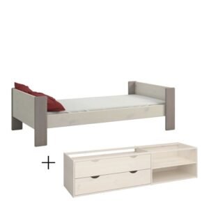 Perry For Kids Single Bed Incl. Under Bed Drawers in Two Tone - Kids Room - Home Store UK