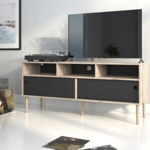 Hunt TV Unit 2 Sliding Doors - TV Stands - Home Store UK