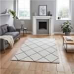Brooklyn BRK35 (24371) Cream/Grey - Rugs - Home Store UK