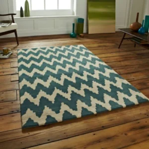 Hong Kong HK 867 Teal/Beige - Rugs - Home Store UK