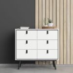 Stevens Double Chest of Drawers 6 Drawers Chest of Drawer Home Store Uk