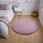 Teddy Lavender Circle - Rugs - Home Store UK