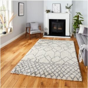 Scandi Berber G276 White/Black - Rugs - Home Store UK