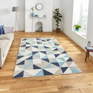 Vancouver 18241 Beige/Blue - Rugs - Home Store UK