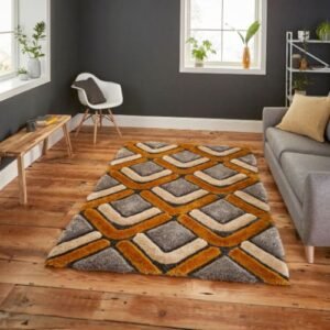 Noble House NH8199 Grey/Yellow - Rugs - Home Store UK