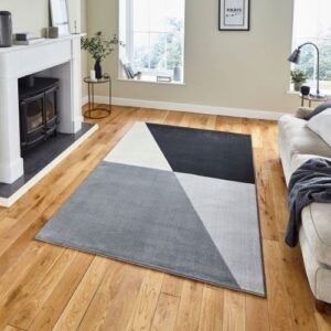 Vancouver 18487 Grey/Black - Rugs - Home Store UK