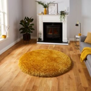 Montana Yellow Circle - Rugs - Home Store UK