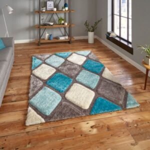 Noble House 9247 Grey/Blue - Rugs - Home Store UK