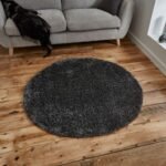 Vista 2236 Dark Grey Circle - Rugs - Home Store UK