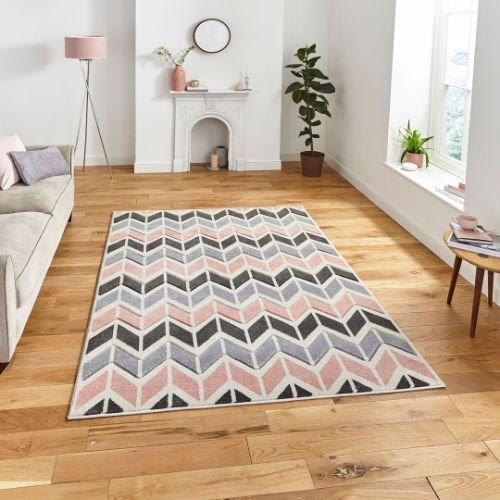 Matrix MT24 Grey/Rose - Rugs - Home Store UK Matrix MT24 Grey/Rose - Rugs - Home Store UK