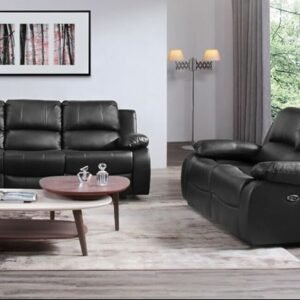 VALENCIA 3+2 RECLINER LEATHER AIRE SOFA